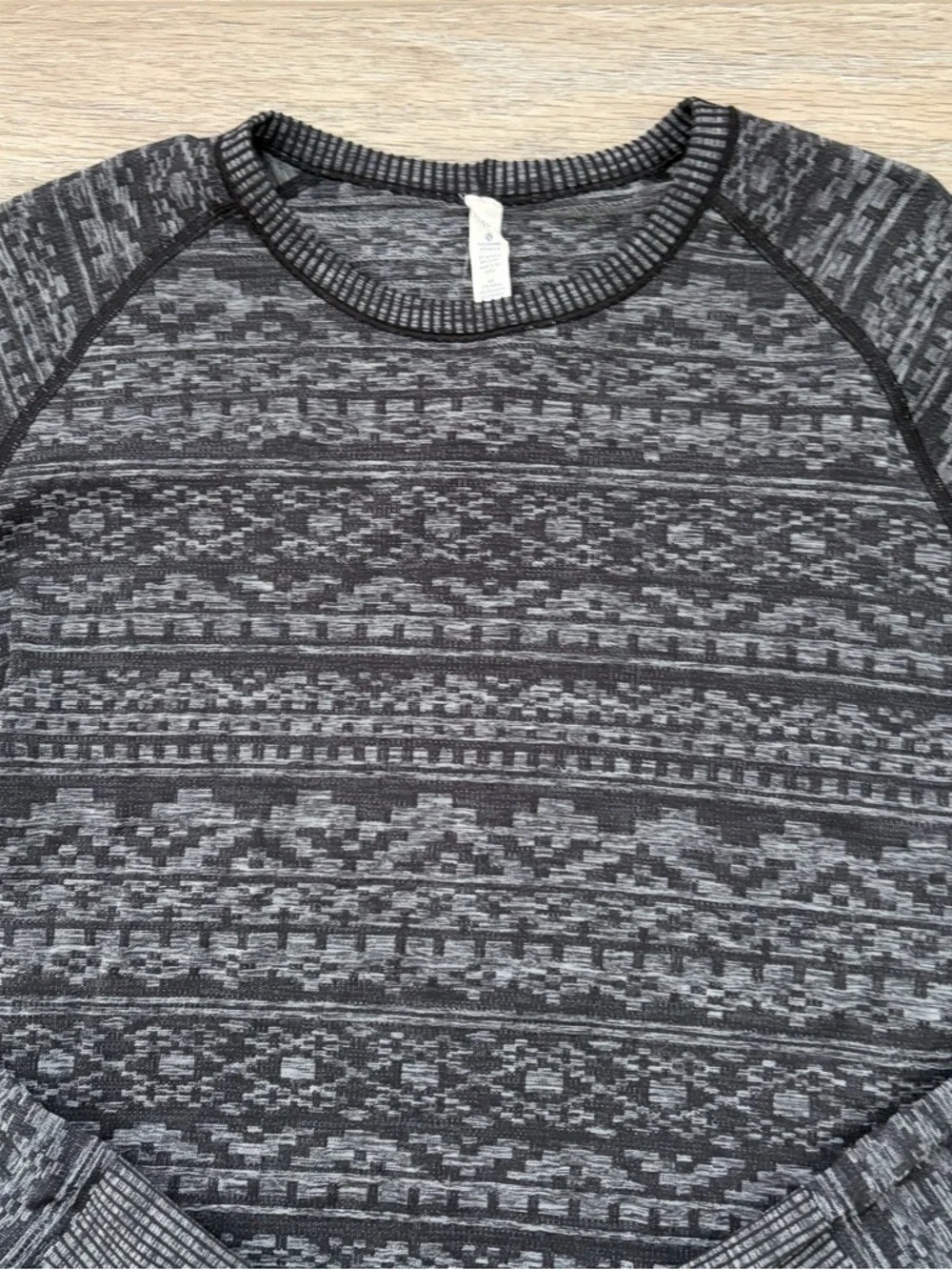 Lululemon Rest Less Pullover in Heathered Black